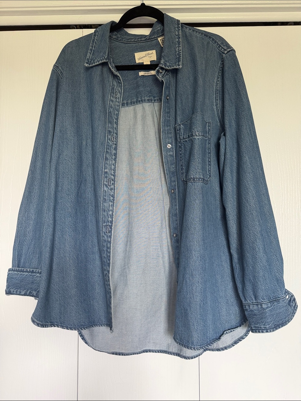 Denim Shirt Jacket - Women's Casual Overshirt